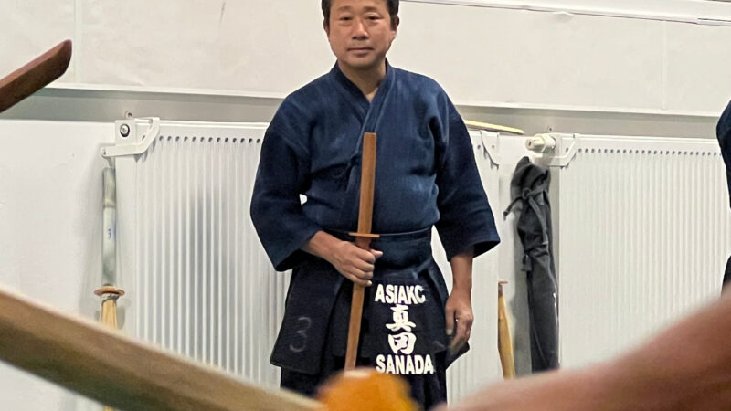 Sanada Sensei, 7 dan, hos Kibo Dojo 3 & 5 juni